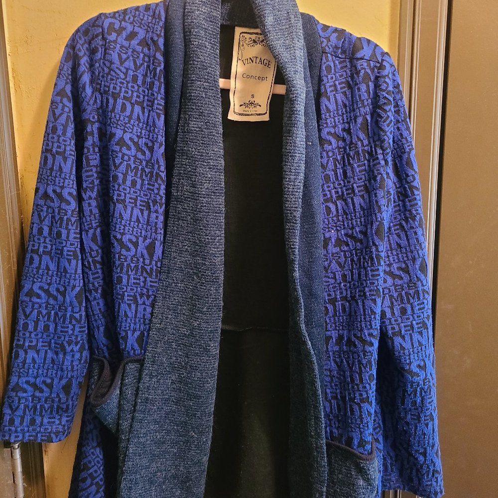 Blue Cardigan